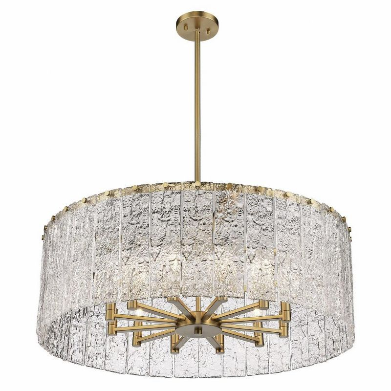 Z-Lite Glacier 12 - Light Chandelier in  Modern Gold
