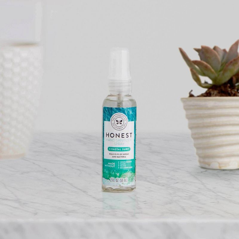 The Honest Company Hand Sanitizer Spray - Coastal Surf - Trial Size - 2 fl oz