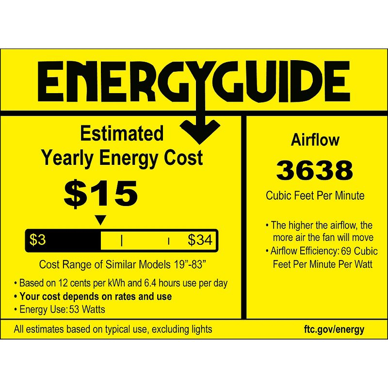 65" Minka Aire Modern Indoor Ceiling Fan LED Light Remote Control Coal for Living Room Kitchen Bedroom Family Dining House Office