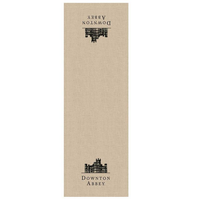 Heritage Lace 16" x 60" Downton Abbey British Highclere Castle Table Runner - Beige
