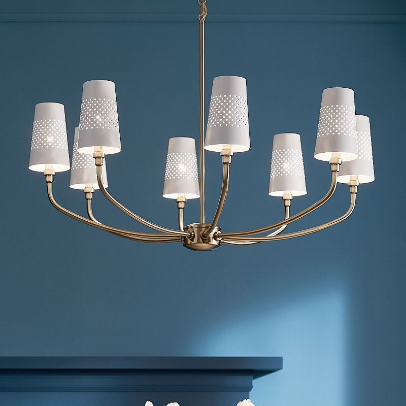 Kichler Lighting Adeena 8 - Light Chandelier in  Brushed Natural Brass