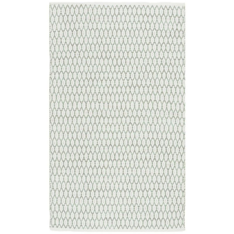 Montauk MTK608 Hand Woven Indoor Accent Rug - Light Green/Ivory - 3'x5' - Safavieh
