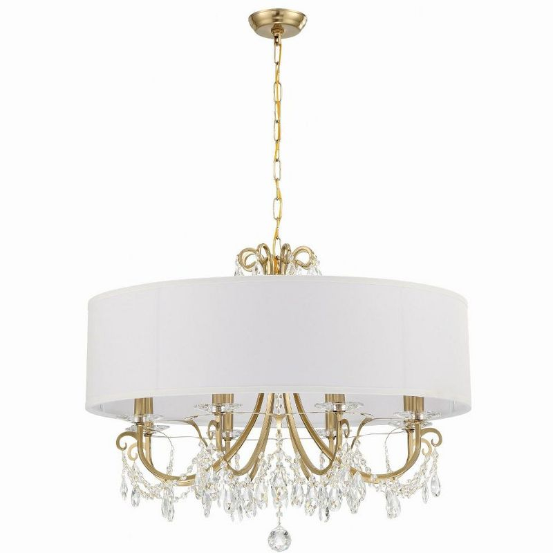 Crystorama Lighting Othello 8 - Light Chandelier in  Vibrant Gold
