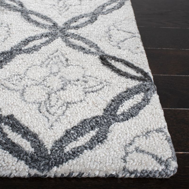 Marquee MRQ118 Hand Tufted Indoor Area Rug - Ivory/Grey - 8'x10' - Safavieh