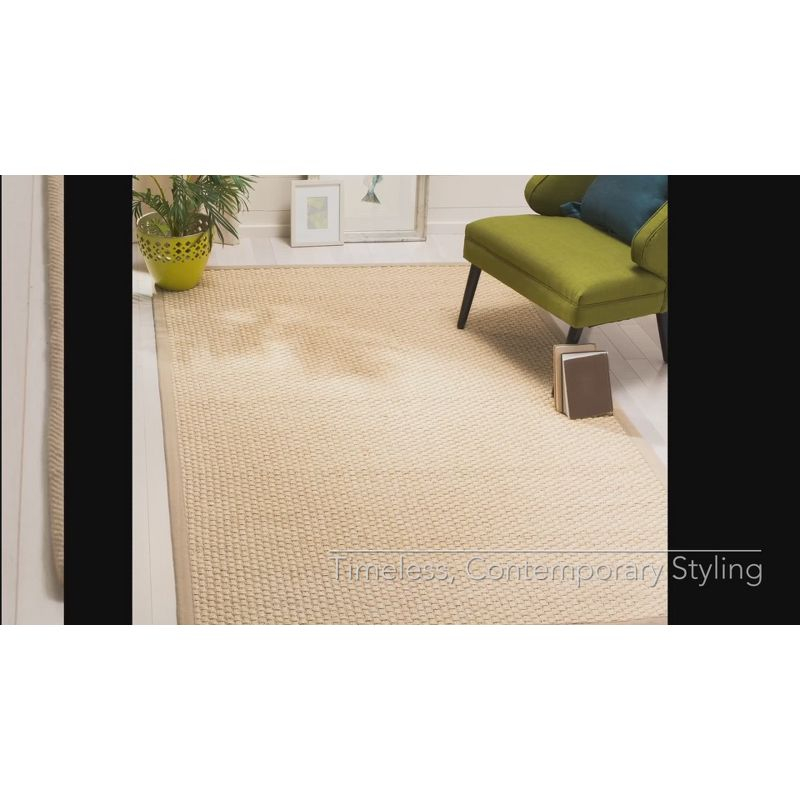 Natural Fiber NF156 Power Loomed Runner Rug - Natural/Beige - 2'6"x6' - Safavieh.