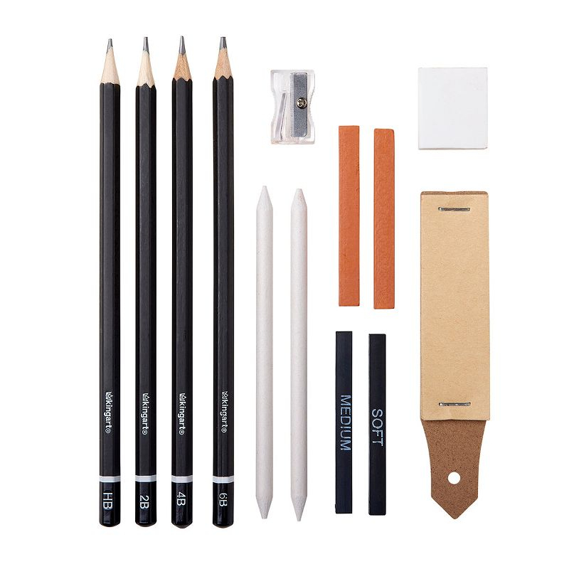 KINGART Sketch & Draw Set, 13 pc