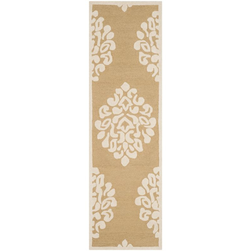 Floret Martha Stewart Hand Tufted Wool Damask Rug