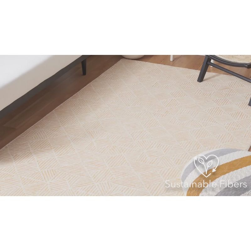Abstract ABT763 Handmade Indoor Area Rug - Pink/Ivory - 4'x6' - Safavieh