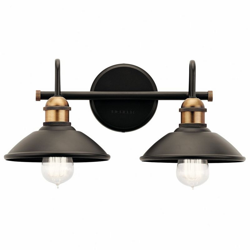 Kichler Lighting Clyde 2 - Light Vanity in  Olde Bronze