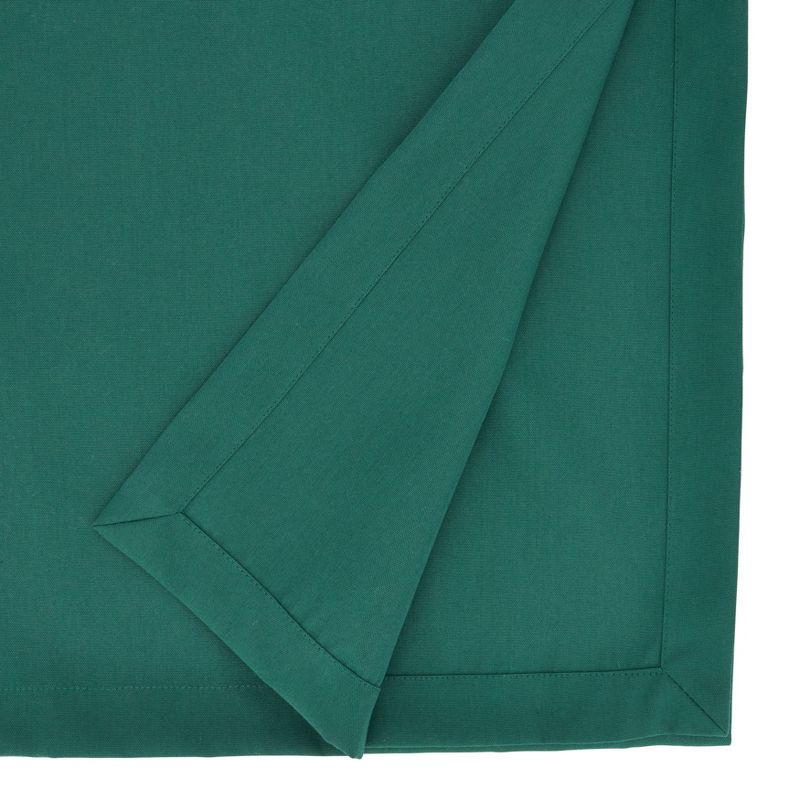 Saro Lifestyle Solid Color Everyday Table Runner, Jasper Green, 16" x 120"