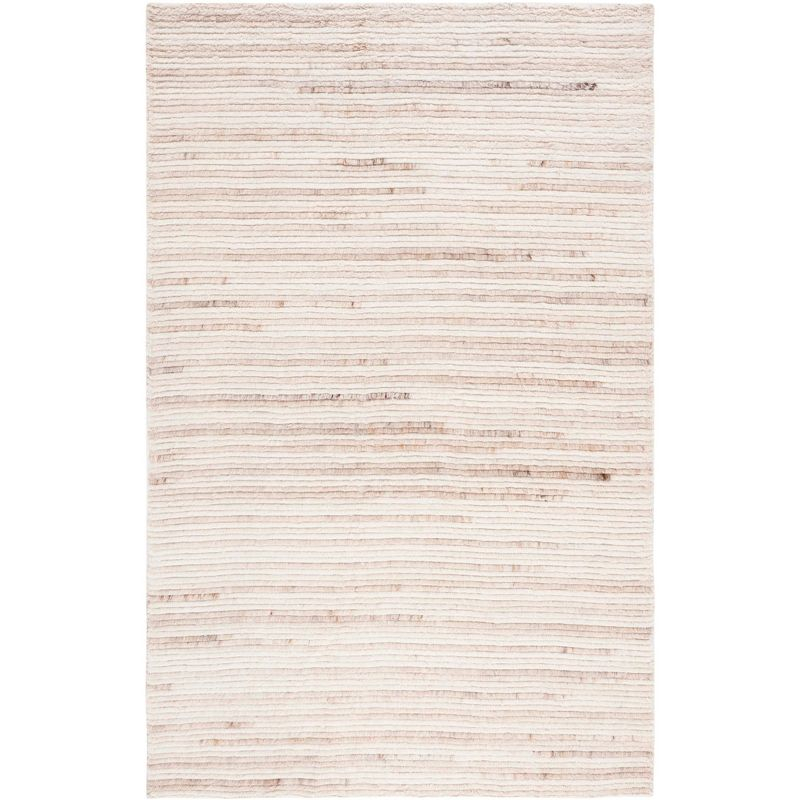Casablanca CSB793 Hand Woven Indoor Area Rug - Beige/Ivory - 5'x8' - Safavieh
