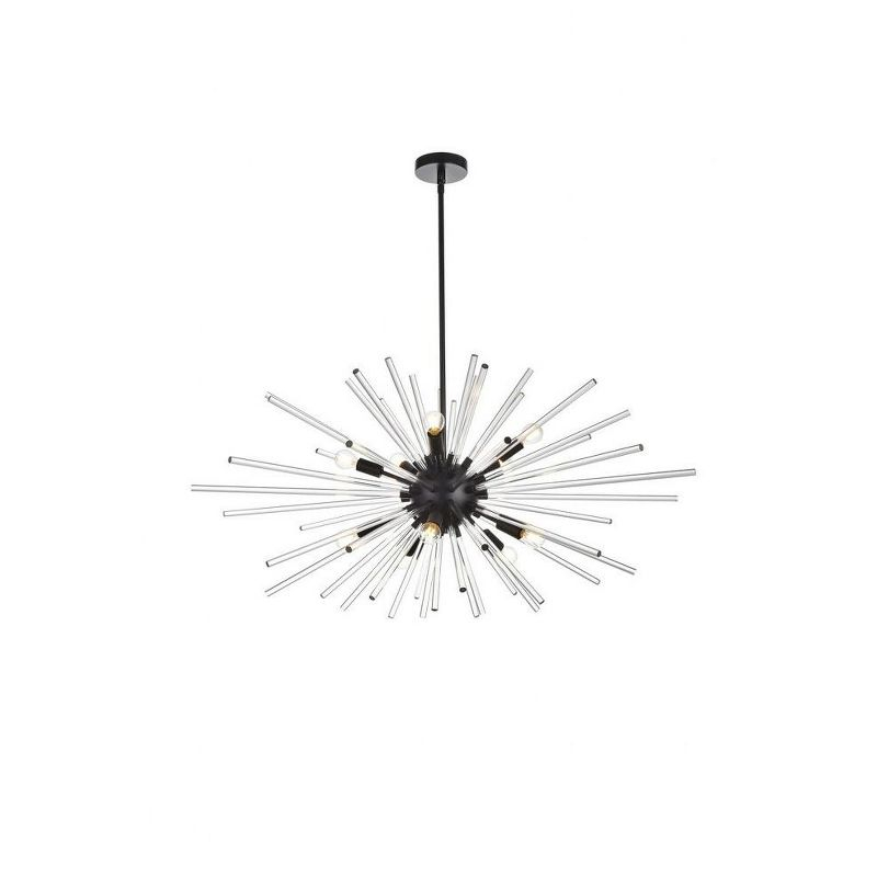 Elegant Lighting Sienna 10 - Light Pendant in  Black