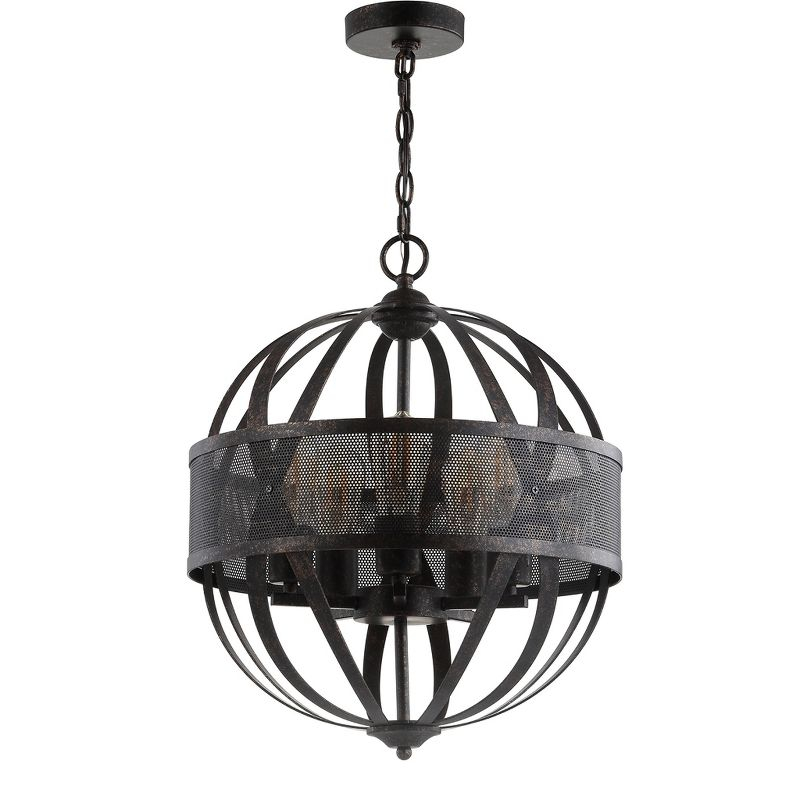 Colby 5 Light 16.75" Pendant - PND4057 - Brass - Safavieh