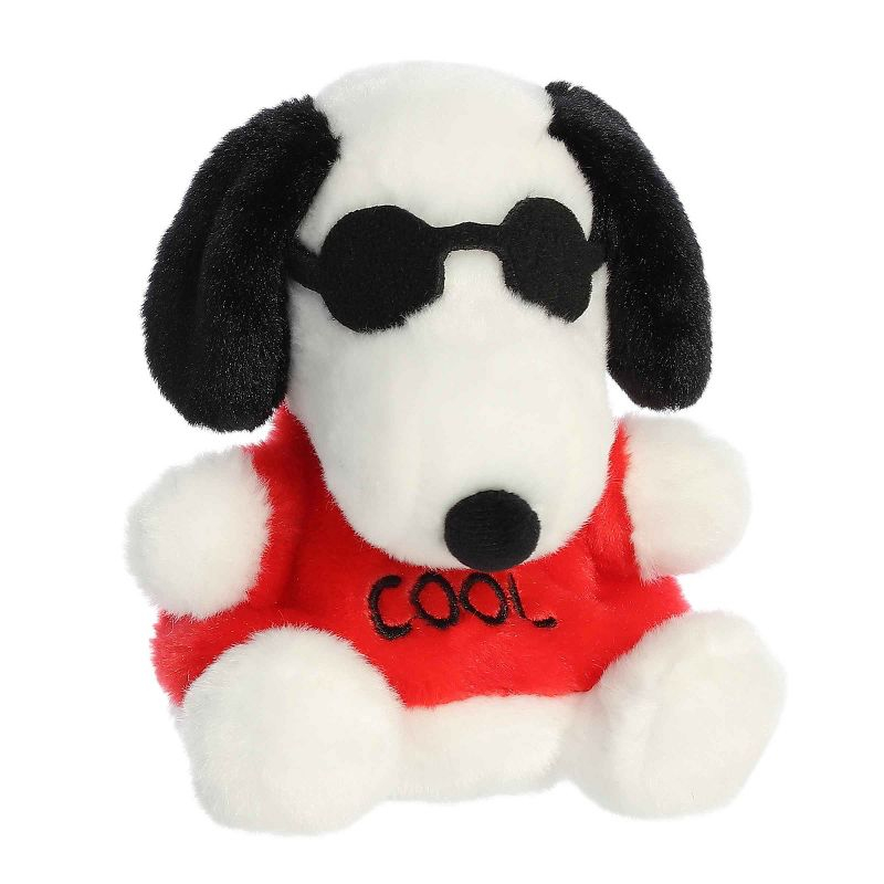 Aurora Mini Palm Pals Joe Cool Peanuts Timeless Stuffed Animal White 5"
