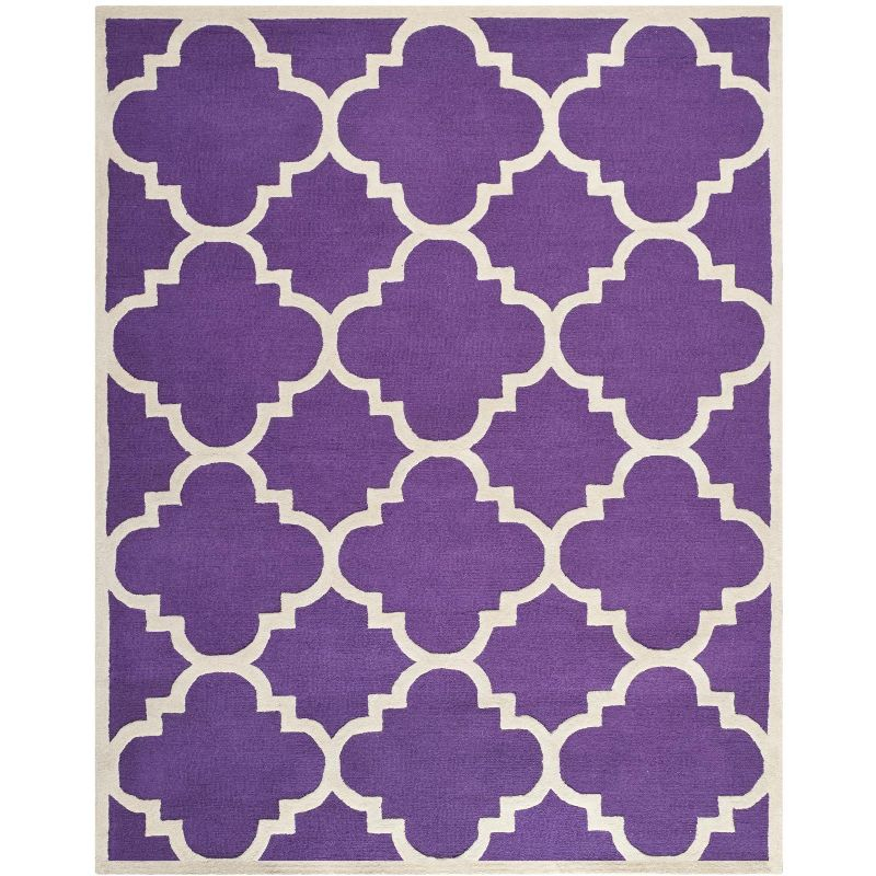 Cambridge CAM140 Tufted Indoor Area Rug - Purple/Ivory - 9'x12' - Safavieh