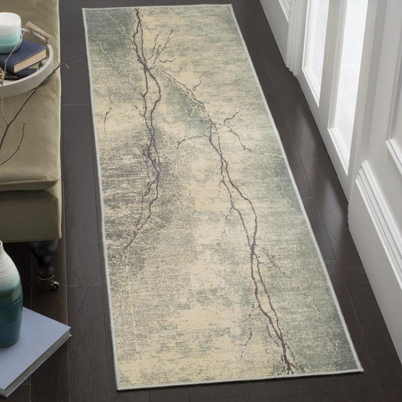 Constellation Vintage CNV748 Loomed Indoor Area Rug - Light Grey/Multi - 2'x3' - Safavieh