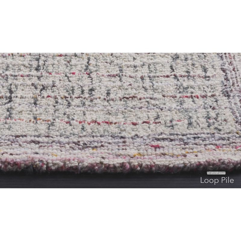 Abstract ABT467 Handmade Indoor Accent Rug - Pink/Ivory - 3'x5' - Safavieh