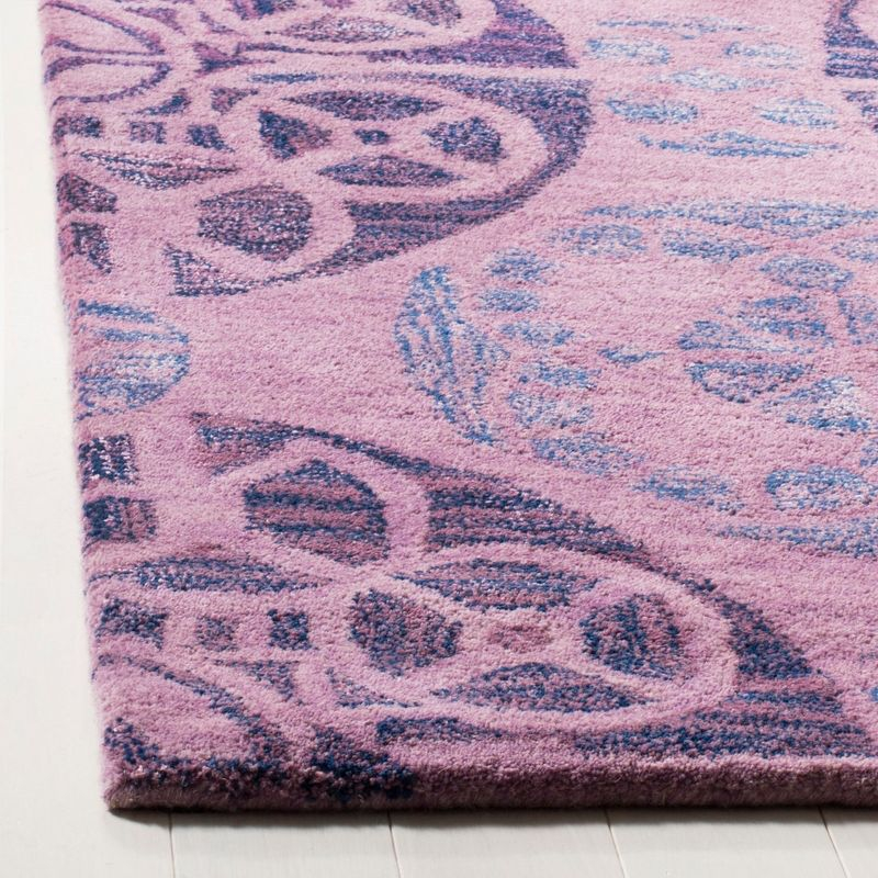 Wyndham WYD376 Hand Tufted Indoor Area Rug - Purple - 4'x6' - Safavieh.