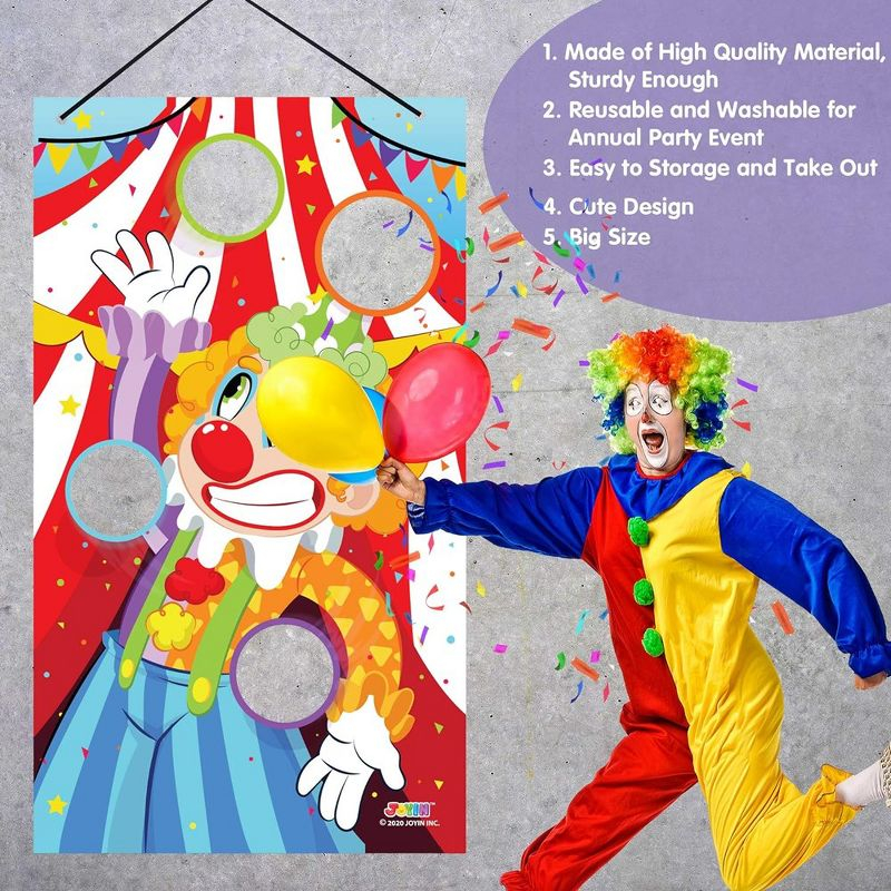 Joyfy 31 Pcs Carnival Game Set - Including Ring Toss Games, Bean Bags, and Cones for Kids Indoor Outdoor Play, Family Activities and Holiday Party