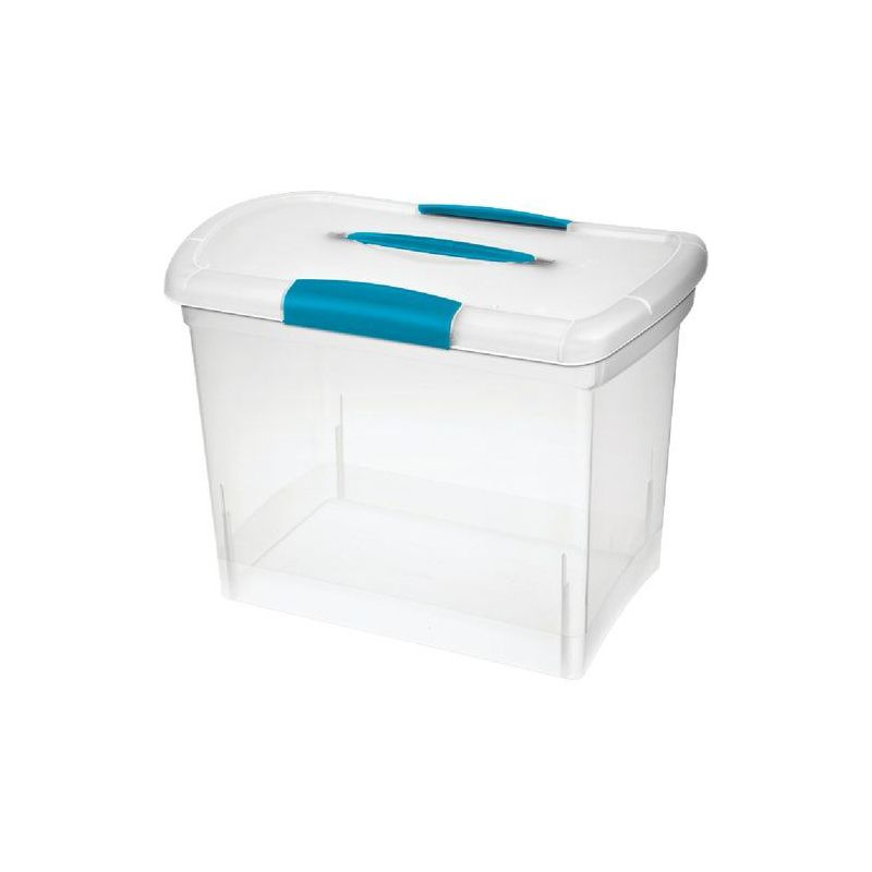 Sterilite ShowOffs 9-3/4 In. x 11-1/2 In. x 15-1/4 In. Clear Storage Tote