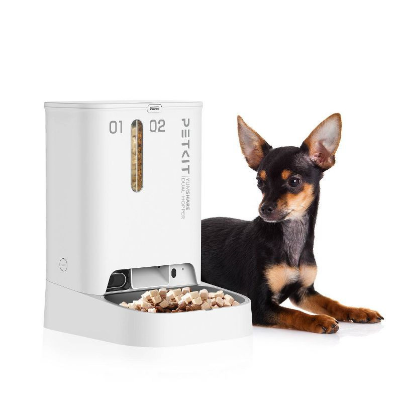 PETKIT 5L YumShare Dual-hopper Cat and Dog Automatic Feeder with Camera