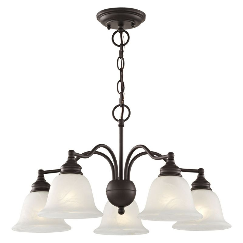 Livex Lighting Essex 5 - Light Chandelier in  Bronze