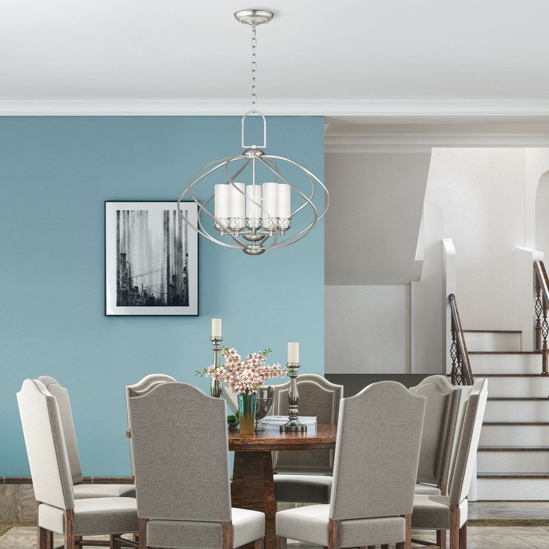 Livex Lighting Westfield 5 - Light Chandelier in  Brushed Nickel