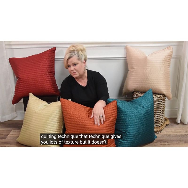 Rizzy Home Reversible Throw Pillow