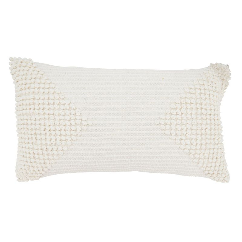 Saro Zandra Collection Cotton Throw Pillow