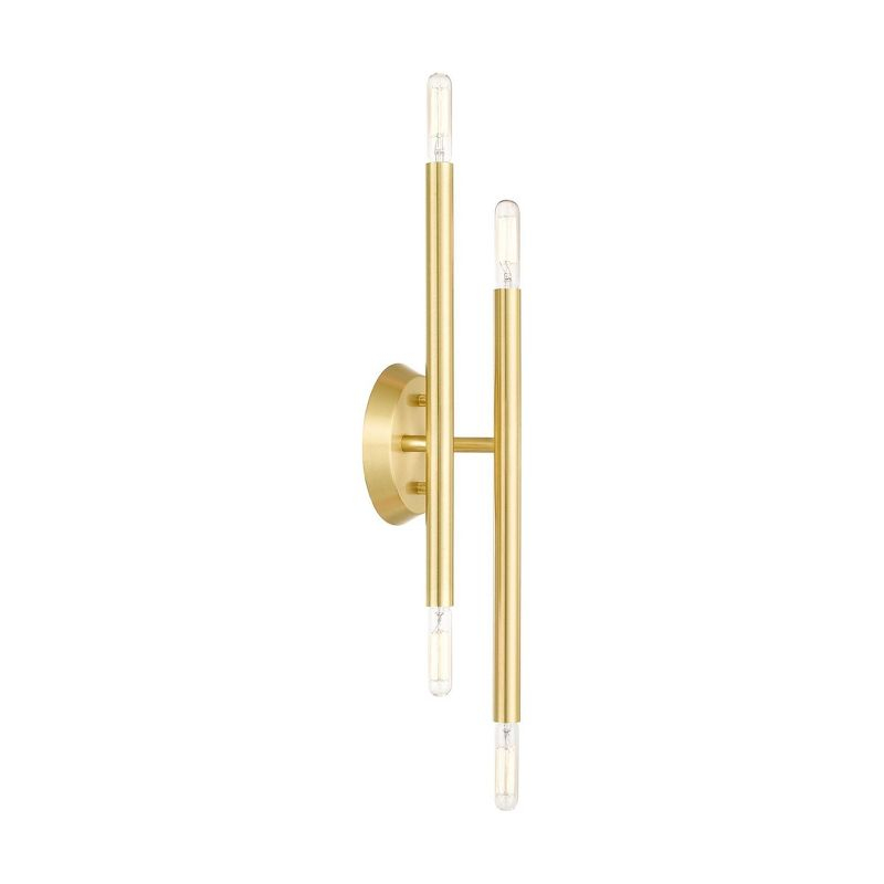 Livex Lighting Soho 4 - Light Wall Light in  Satin Brass