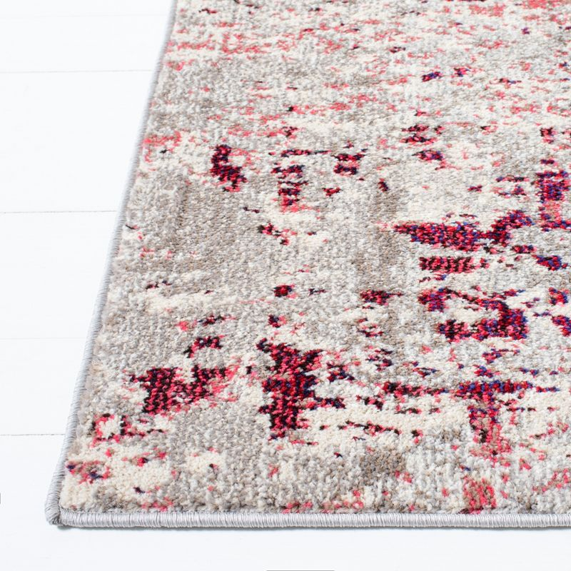 Madison MAD471 Power Loomed Area Rug - Beige/Wine Red - 3'x5' - Safavieh.