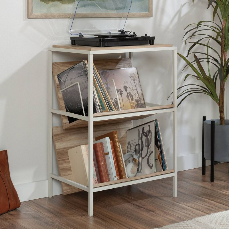 Sauder Nova Loft Accent Storage Cabinet Kiln Acacia