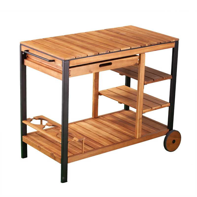 Murcott Outdoor Bar Cart - OD1089040 - Natural - SEI