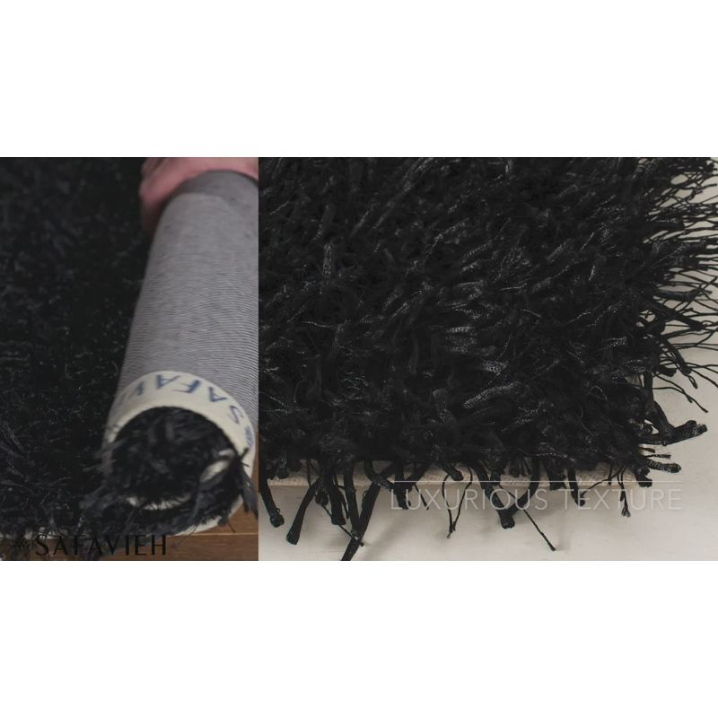 Shag SG531 HAND TUFTED Indoor Accent Rug - Platinum/Ivory - 3'x5' - Safavieh.