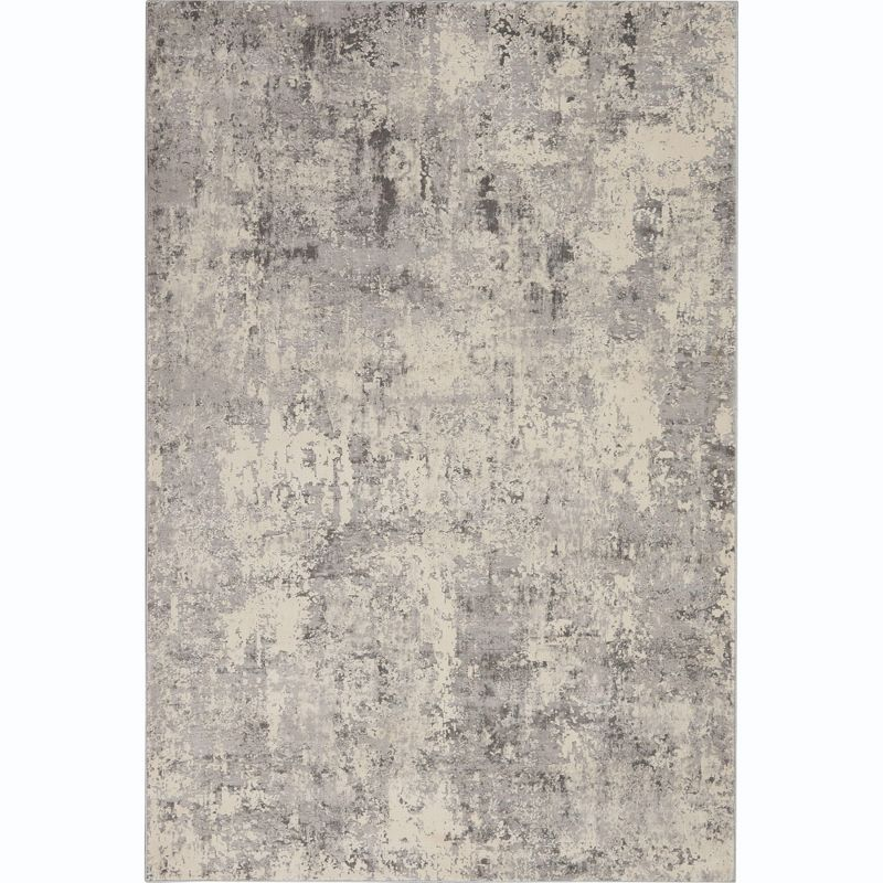 Nourison Rustic Textures Modern Indoor Area Rug Grey/Beige 3'11" x 5'11"