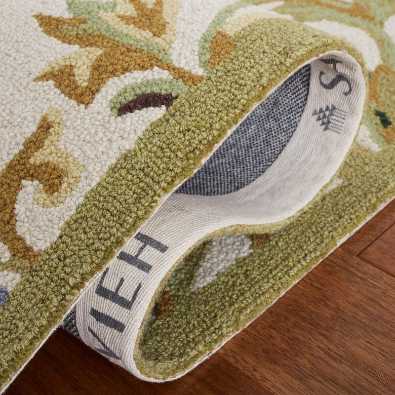 Chelsea HK310 Handmade Area Rug - 4' Round - Ivory - Safavieh