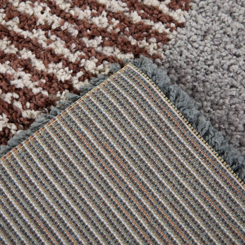5'3"x7' Merril Mid-Century Modern Geometric Rug Blue - Balta Rugs: Indoor High Pile, Fade & Stain-Resistant, OEKO-TEX Certified