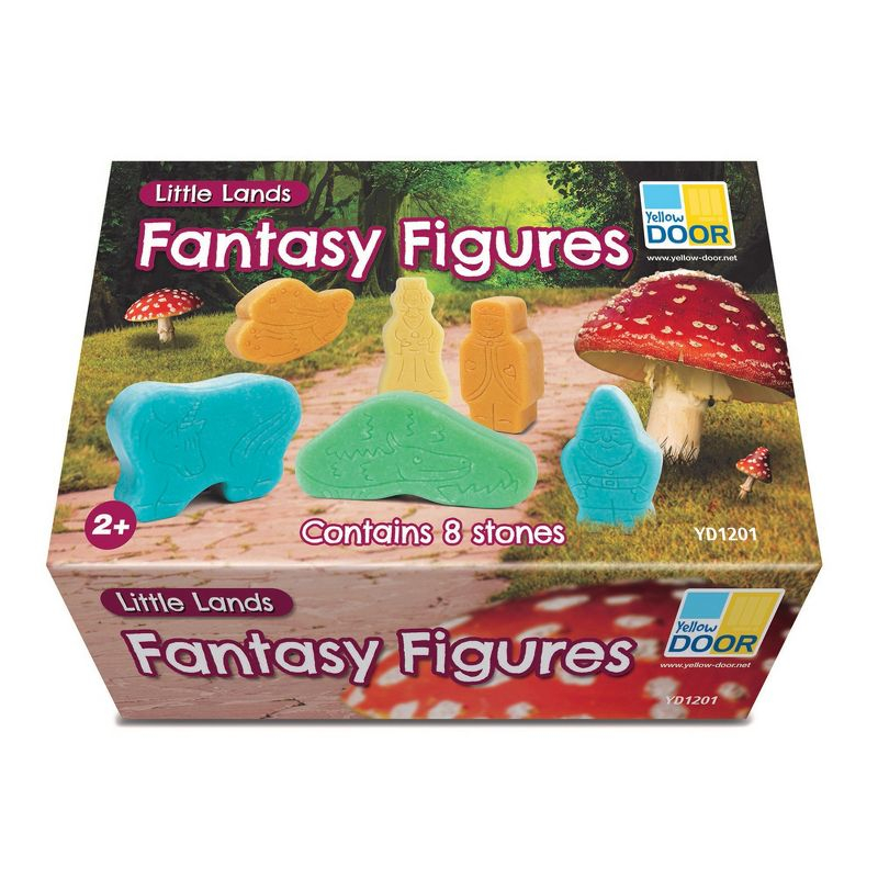 Yellow Door Little Lands – Fantasy Figures, Set of 8 Stone Figures