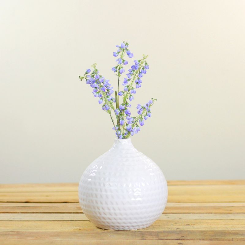 Allstate Floral 27" Blue Baby Blossom Artificial Spring Floral Spray