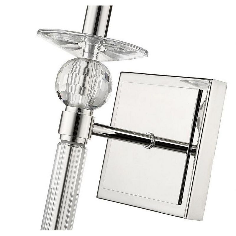 Z-Lite Ava 1 - Light Wall Light in  Polished Nickel