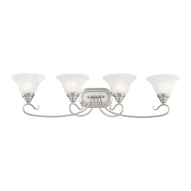 Livex Lighting Coronado 4 - Light Vanity in  Brushed Nickel