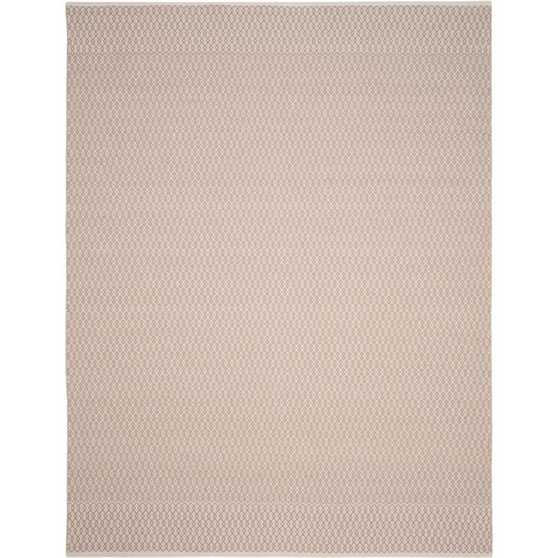 Montauk MTK339 Hand Woven Indoor Area Rug - Ivory/Grey - 9'x12' - Safavieh