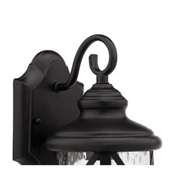Chloe Lighting Milania Adora Transitional 1 Light Rubbed Bronze Outdoor Wall Sconce 16" Height