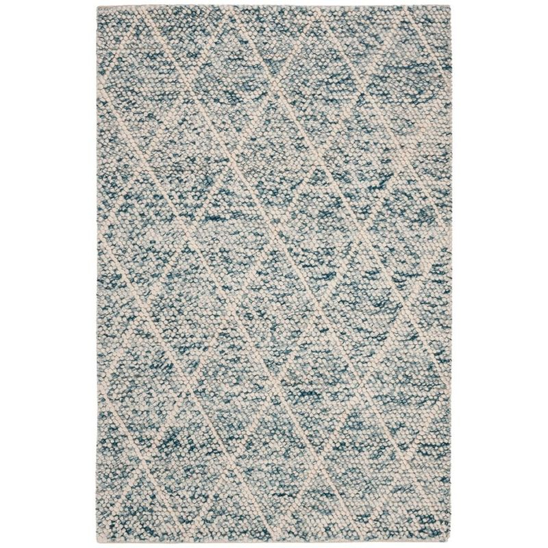 Natura NAT712 Hand Woven Area Rug - Ivory/Blue - 6'x9' - Safavieh.