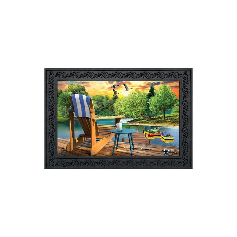Lakeside Escape Summer Doormat Indoor Outdoor 30" x 18" Briarwood Lane