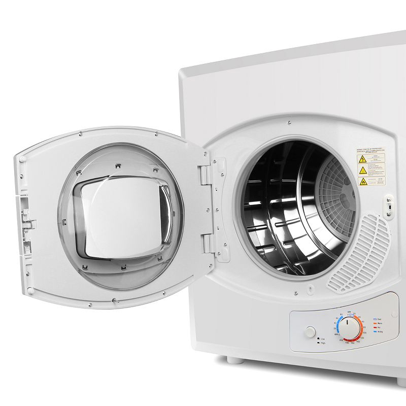 Barton Tumble Dryer White Heat Control Automatic Portable Electric RV 2.6 cu ft