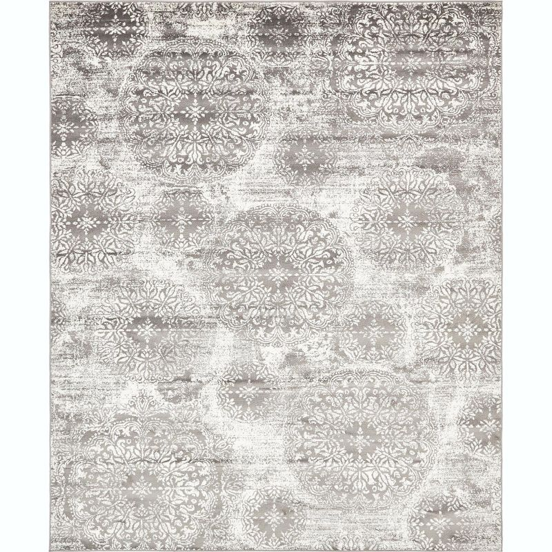 Unique Loom 8' 0 x 10' 0 Sofia Grand Gray Area Rug