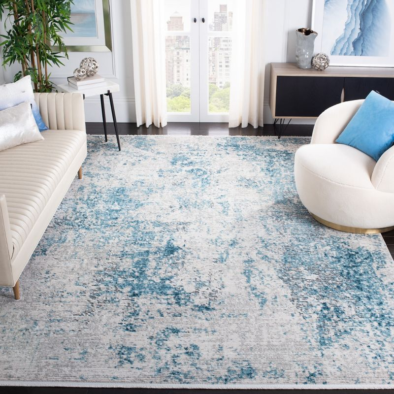 Shivan SHV778 Power Loomed Area Rug - Blue/Grey - 8'x10' - Safavieh.