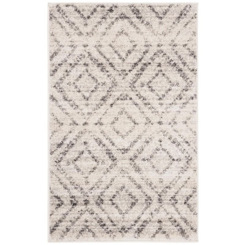 Adirondack ADR131 Machine Made Indoor Accent Rug - Light Grey/Grey - 3'x5' - Safavieh