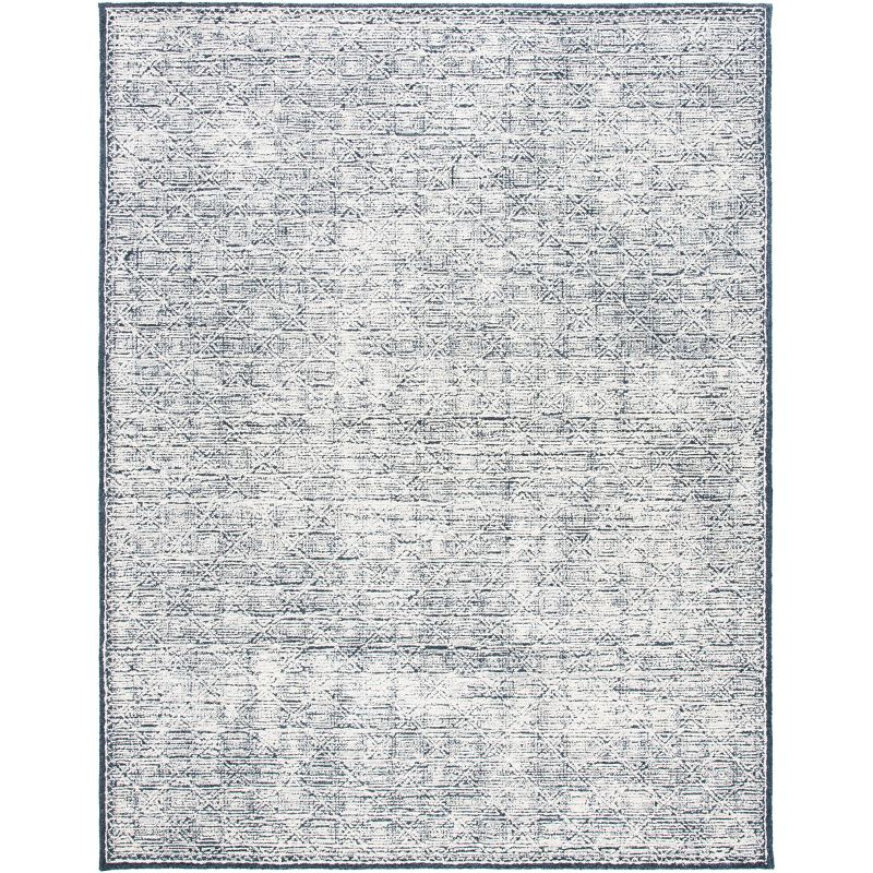 Roslyn ROS801 Hand Tufted Area Rug - Black/Ivory - 8'x10' - Safavieh.